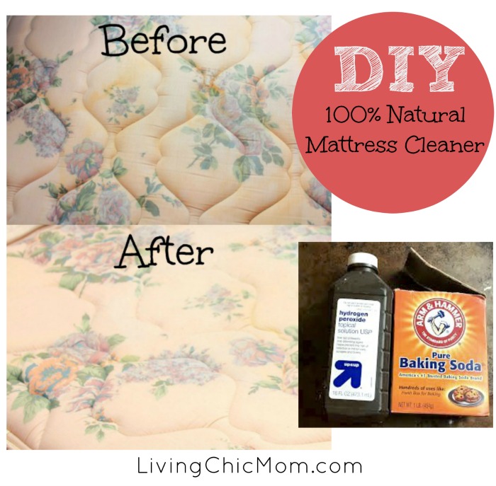 DIY 100% All Natural Mattress Stain Removing Spray - Living Chic Mom